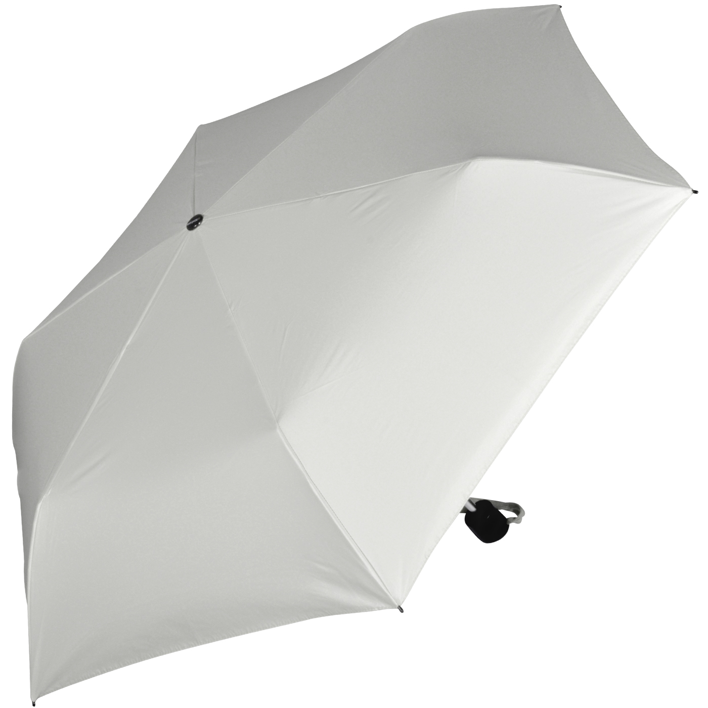 Knirps leichter Mini Sonnen-Regenschirm C.058 Manual mit UV- und Hitzeschutz - stone-silver