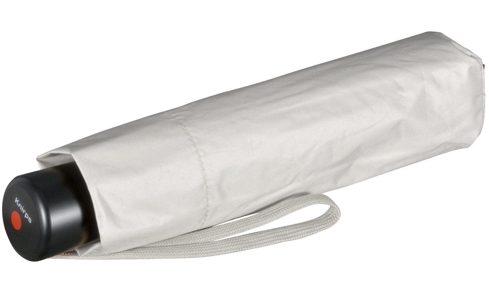 Knirps leichter Mini Sonnen-Regenschirm C.058 Manual mit UV- und Hitzeschutz - stone-silver