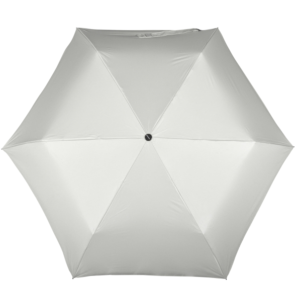 Knirps leichter Mini Sonnen-Regenschirm C.058 Manual mit UV- und Hitzeschutz - stone-silver