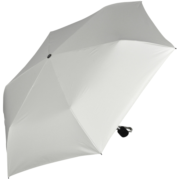 Knirps leichter Mini Sonnen-Regenschirm C.058 Manual mit UV- und Hitzeschutz - stone-silver