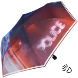 Knirps Kinder-Taschenschirm 4Kids reflective mit Reflexborte - Polizei