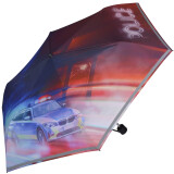 Knirps Kinder-Taschenschirm 4Kids reflective mit Reflexborte - Polizei