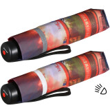 Knirps Kinder-Taschenschirm 4Kids reflective mit Reflexborte - Feuerwehr