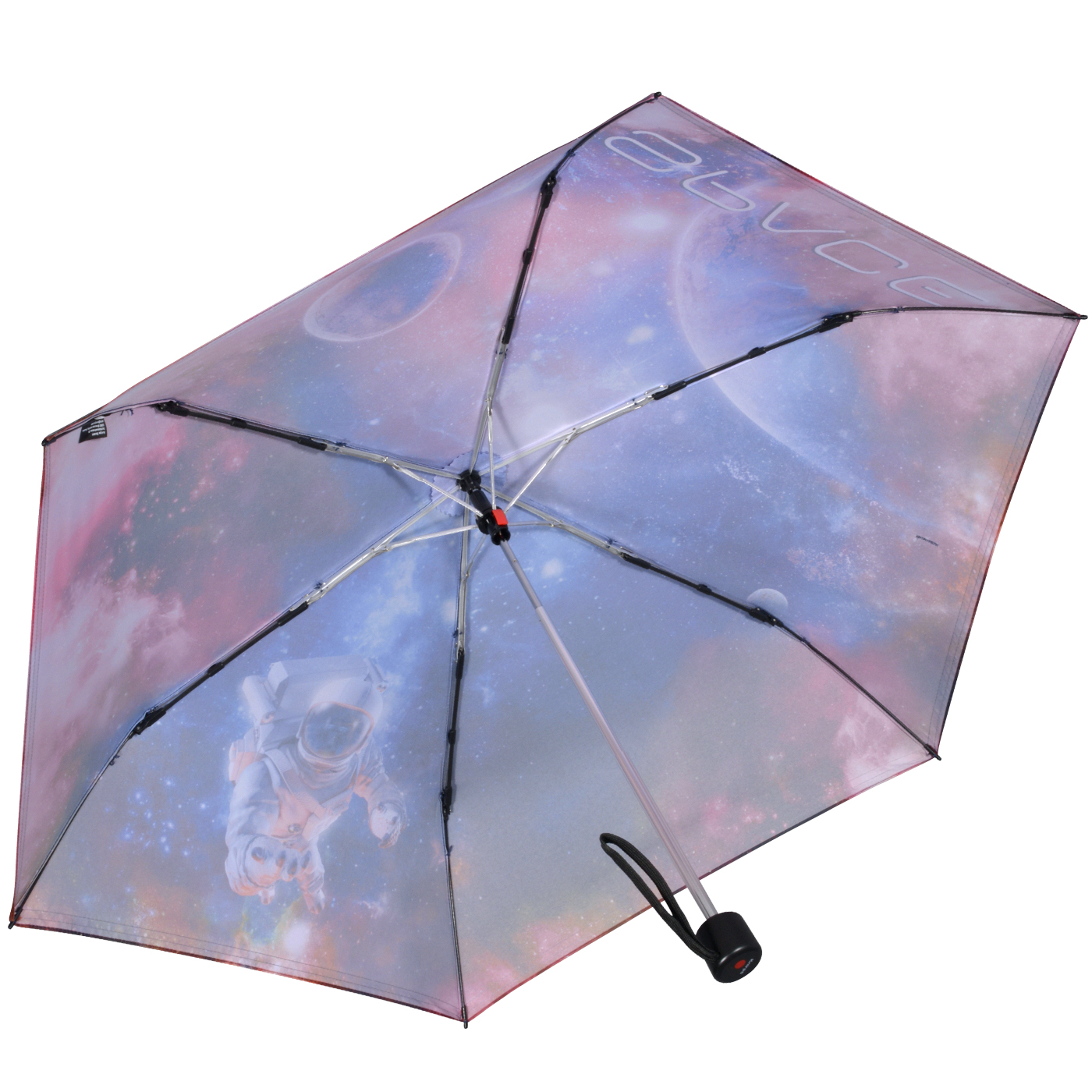 Knirps Kinder-Taschenschirm 4Kids reflective mit Reflexborte - Space