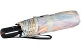 Knirps Taschenschirm Slim Duomatic Auf-Zu-Automatik mit UV- und Hitzeschutz - Gold Heatshield - Marbled