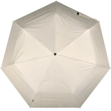 Knirps Taschenschirm Slim Duomatic Auf-Zu-Automatik mit UV- und Hitzeschutz - Silver Heatshield - Beige