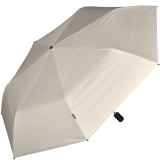 Knirps Taschenschirm Slim Duomatic Auf-Zu-Automatik mit UV- und Hitzeschutz - Silver Heatshield - Beige
