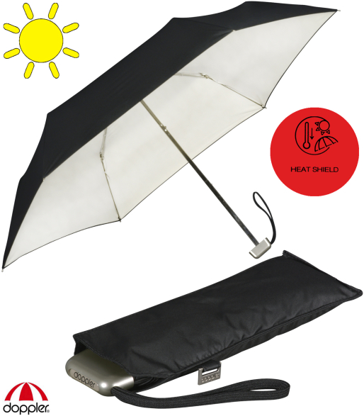Doppler Damen Taschenschirm Carbonsteel Mini Slim