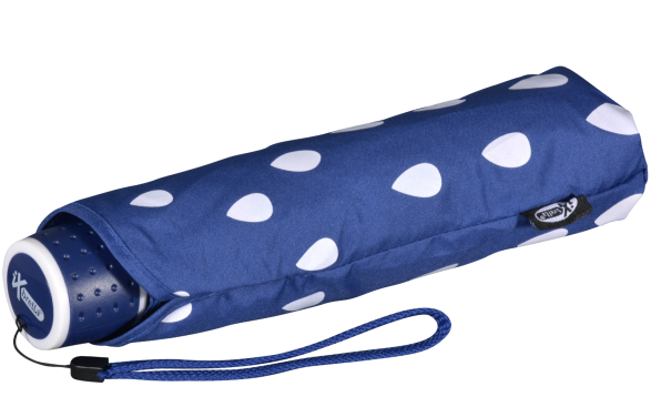 iX-brella Mini Kinderschirm mit Farbänderung bei Nässe - Raindrops - blue