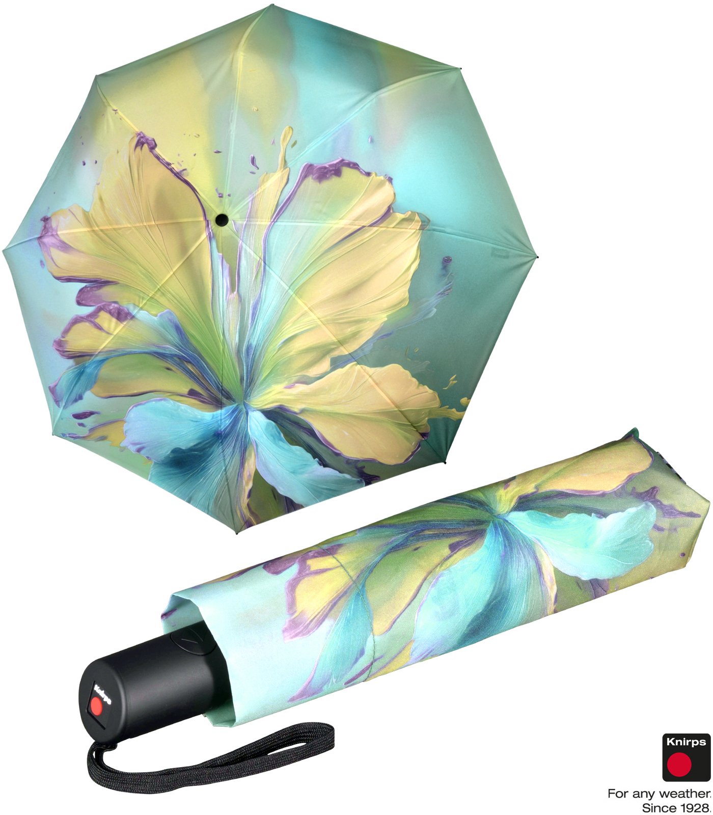 Knirps Taschenschirm A.200 Medium Duomatic Lily