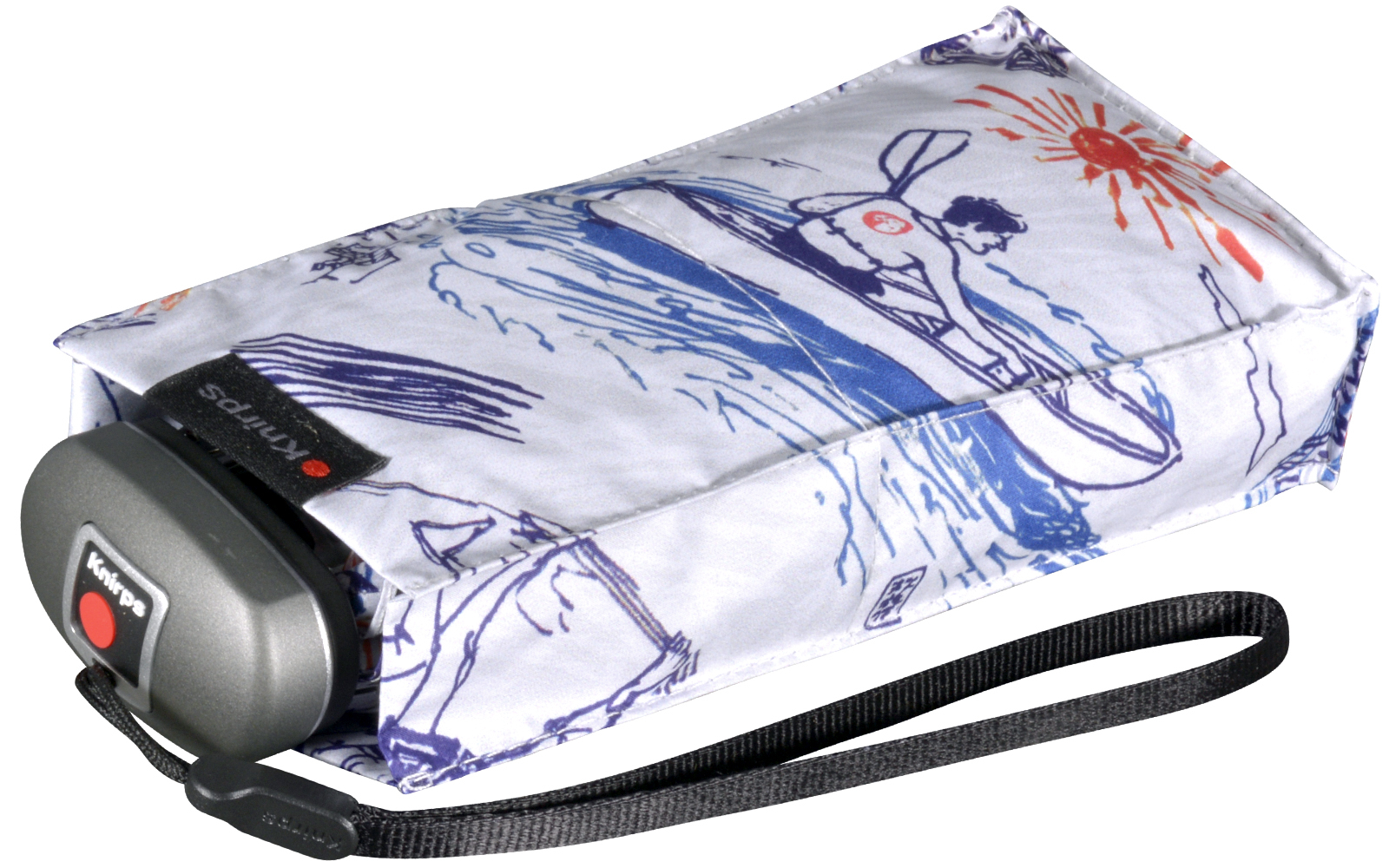Knirps mini Taschenschirm Travel mit UV- und Hitzeschutz - Black HeatShield - Team