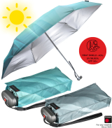 Knirps mini Taschenschirm Travel mit UV- und Hitzeschutz...
