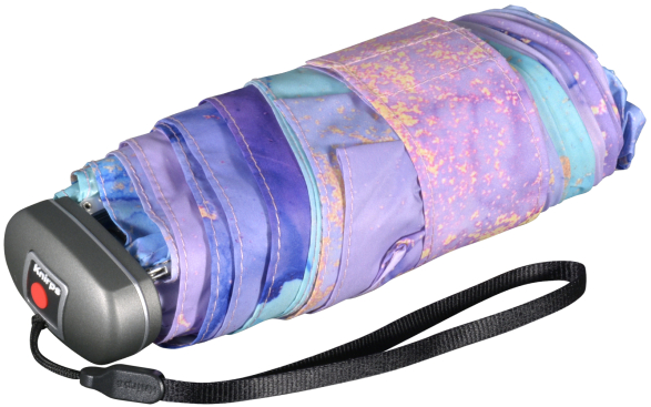 Knirps Taschenschirm Travel mit UV-Schutz mit irisierender Beschichtung - Watercolor