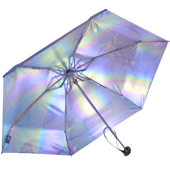 Knirps Taschenschirm Travel mit UV-Schutz mit irisierender Beschichtung - Watercolor