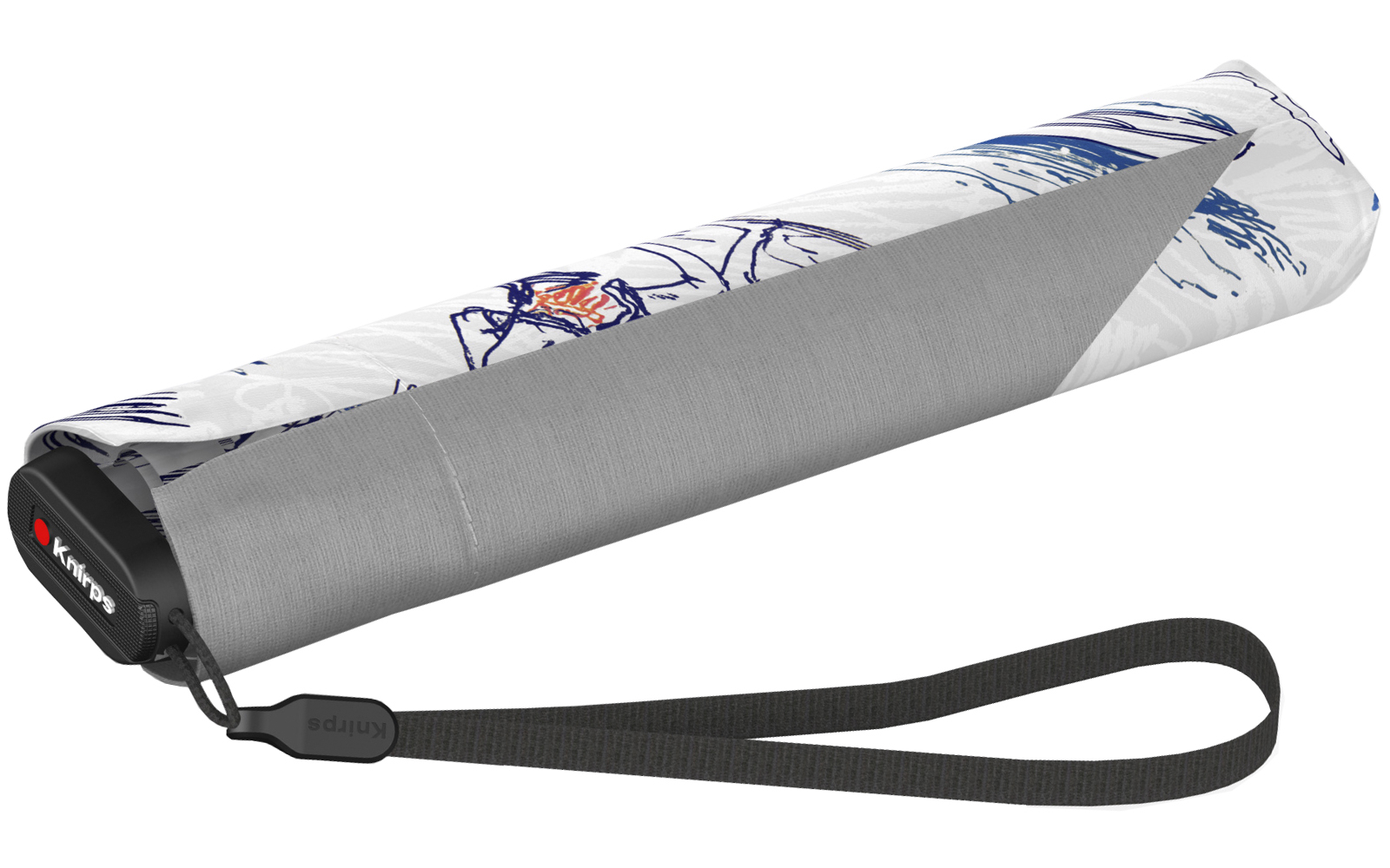 Knirps Taschenschirm US.050 Ultra Light Slim Manual mit UV- und Hitzeschutz - Team - silver heatshield