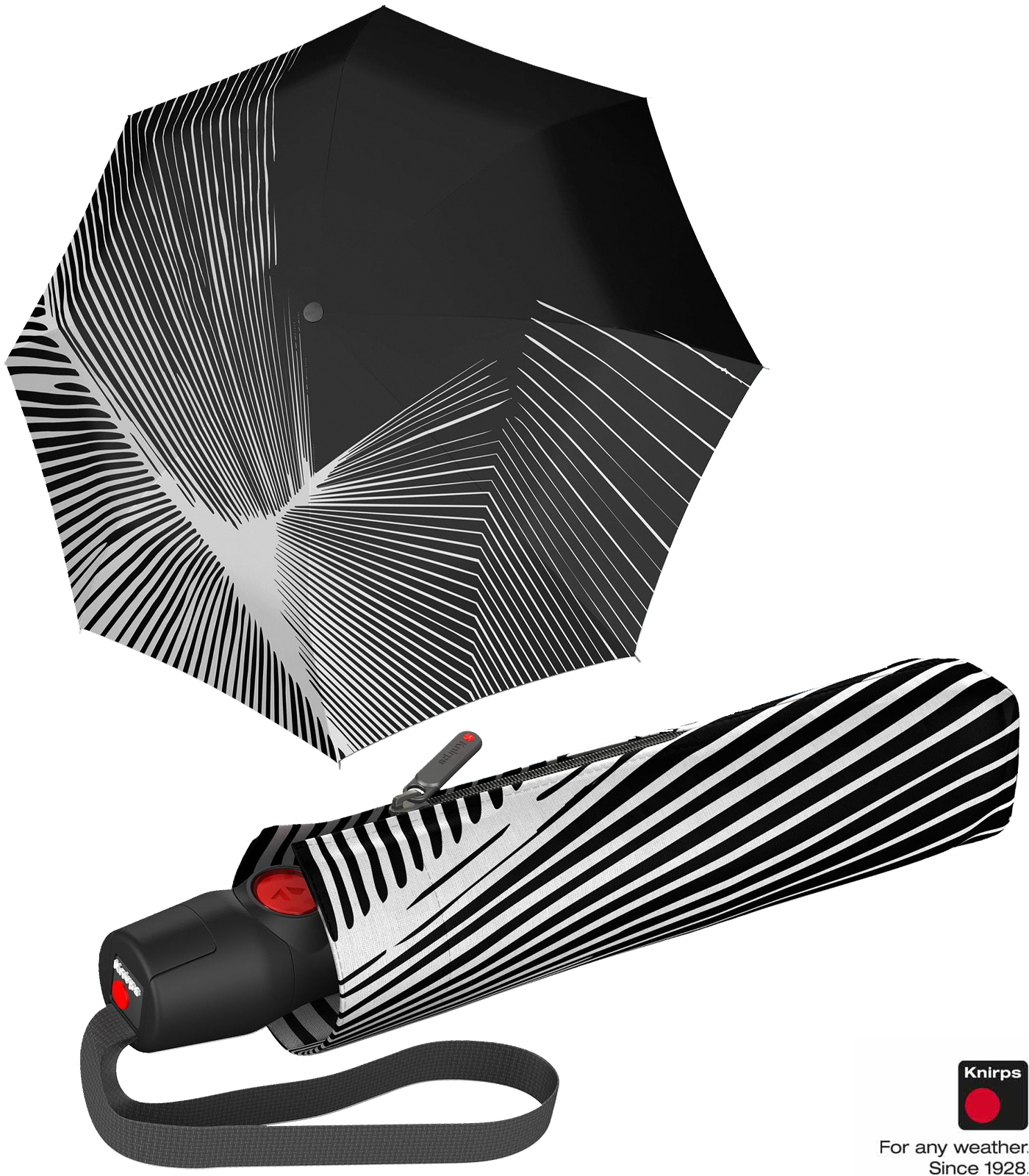 Knirps Taschenschirm T.200 Duomatic thunder storm