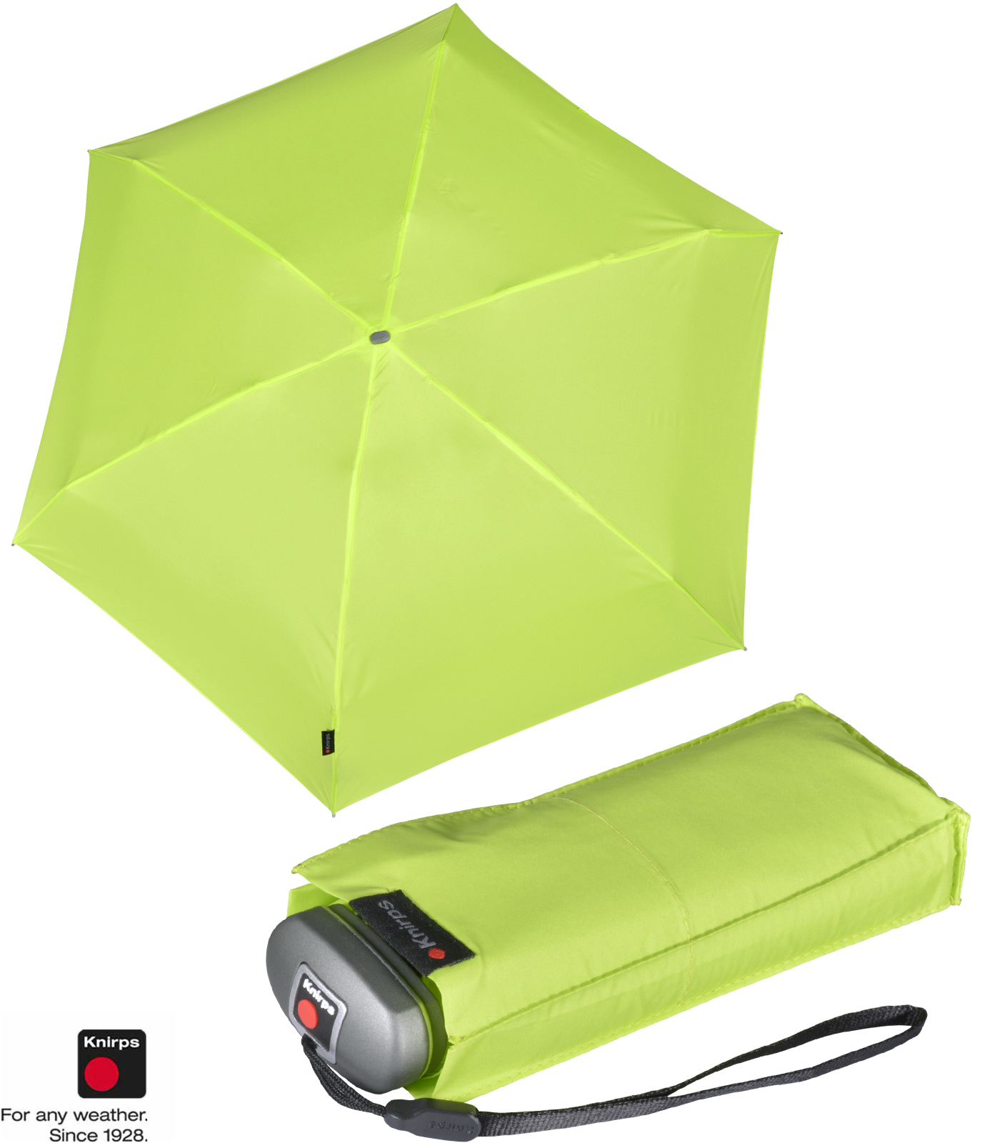Knirps mini Taschenschirm Travel lime