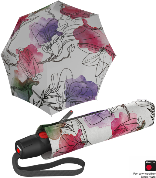 Knirps Taschenschirm T.200 Duomatic Iris pink