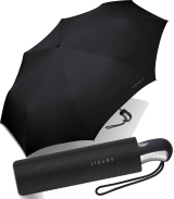 Esprit Regenschirm Taschenschirm Easymatic 3 Auf-Zu Automatik uni black - schwarz