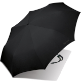Esprit Regenschirm Taschenschirm Easymatic 3 Auf-Zu Automatik uni black - schwarz