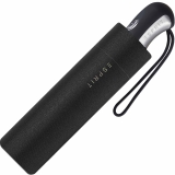 Esprit Regenschirm Taschenschirm Easymatic 3 Auf-Zu Automatik uni black - schwarz