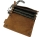 Biker-Wallet Kettenbörse 5 tlg. Brieftasche mit Kette LandLeder Grassland-Origin sattelbraun