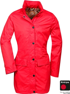 Sportliche Damen Regenjacke Parka Knirps SKY 2012 rot