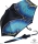 Doppler Manufaktur Regenschirm Elegance Noblesse Butterfly blau