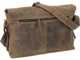 Postbag Joel Gr.XL - 3tgl. Leder Büro Tasche Schultertasche Umhängetasche LandLeder Vintage Anatomy