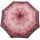 Doppler St&uuml;tzschirm mit Fritzgriff aus Holz mit Automatik stabil Rosen Ornament pink