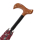 Doppler Stützschirm mit Fritzgriff aus Holz mit Automatik stabil Flower bordeaux