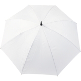 Golf Schirm XXL Partner- Regenschirm Fiberglas Birdie Stabgriff weiß