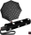 Knirps Regenschirm Fiber T2 Duomatic dot art black - schwarz