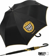 Regenschirm Stockschirm Automatik Schirm bedruckt - Smiley World zeigt Z&auml;hne