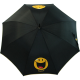 Regenschirm Stockschirm Automatik Schirm bedruckt - Smiley World zeigt Zunge