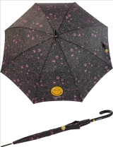 Regenschirm Stockschirm Automatik Schirm bedruckt Smiley...