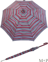 M&P Damen Regenschirm Long stabil Automatik Rayas