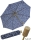M&amp;P Taschenschirm Mini Regenschirm stabil Auf-Zu-Automatik Puma - Tupfen blau