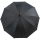 Doppler Manufaktur Regenschirm Kastanie schwarz mit Nadelstreifen