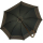 Regenschirm Doppler Kastanie Baumwolle Zürs - schwarz mit Borte