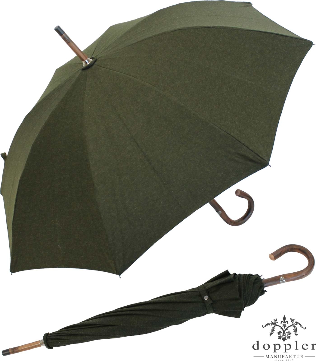 Regenschirm Doppler Kastanie Steirer Loden - dunkelgrün, 259,00 €