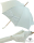 Hochzeits - Regenschirm Wedding Wien - Mesh mit Perlenbesatz - weiss