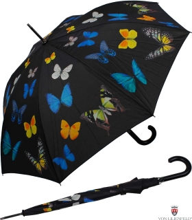 Stockschirm mit Automatik - Tanzende Schmetterlinge UV-Protection