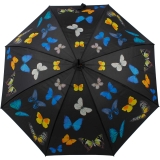 Stockschirm mit Automatik - Tanzende Schmetterlinge UV-Protection