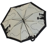 Stockschirm Automatik - Schwarze Katzen mit Doppelbespannung UV Protection