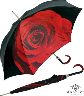 Regenschirm Elegance Noblesse Rose rot