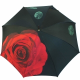 Doppler Manufaktur Regenschirm Elegance Noblesse Rose rot