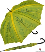 Regenschirm Long Automatik - Tropische Momente - Palmendach UV-Protection