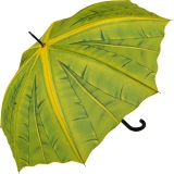 Regenschirm Long Automatik - Tropische Momente - Palmendach UV-Protection