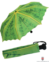 Taschen- Regenschirm Tropische Momente - Palmendach UV-Protection